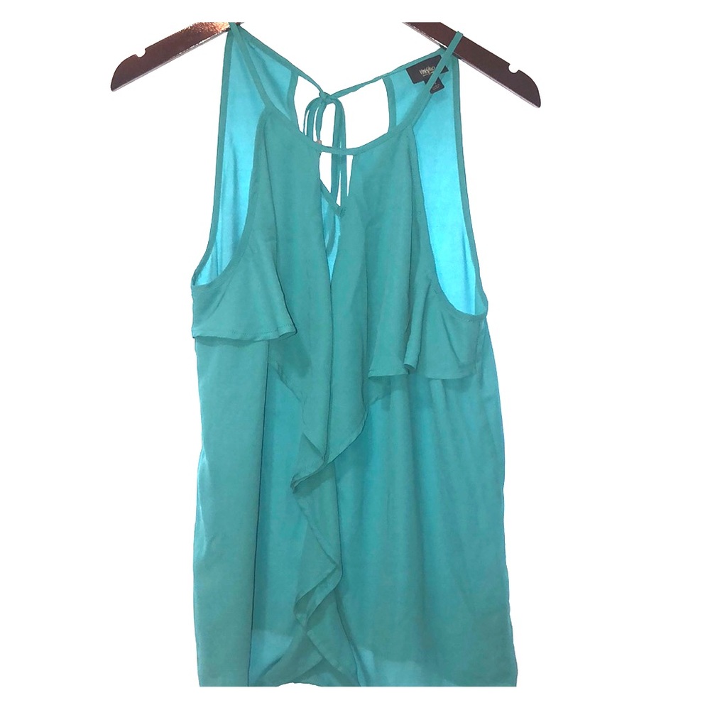 3/$20 Mossimo Teal flowy top